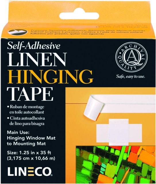 SELF ADH LINEN TAPE 1 1/4X400