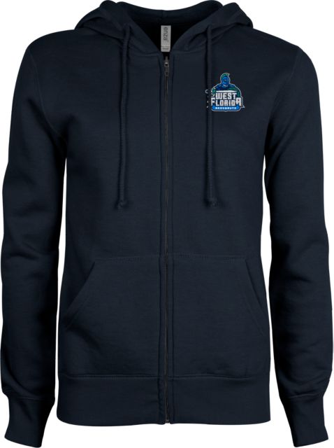 West Florida ENZA Ladies Fleece Full Zip Hoodie West Florida Argonauts - ONLINE ONLY