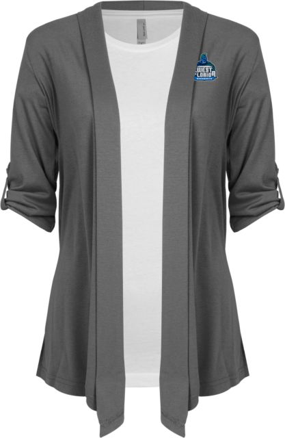 West Florida Ladies Drape Front Cardigan West Florida Argonauts - ONLINE ONLY