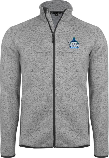 West Florida Heather Fleece Jacket West Florida Argonauts - ONLINE ONLY