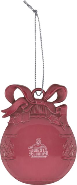 West Florida Bulb Ornament West Florida Argonauts Engraved - ONLINE ONLY