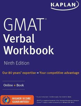 GMAT VERBAL WORKBOOK